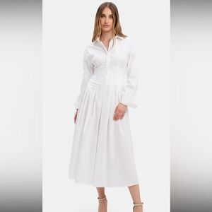 Bardot Amira corset Shirt Dress